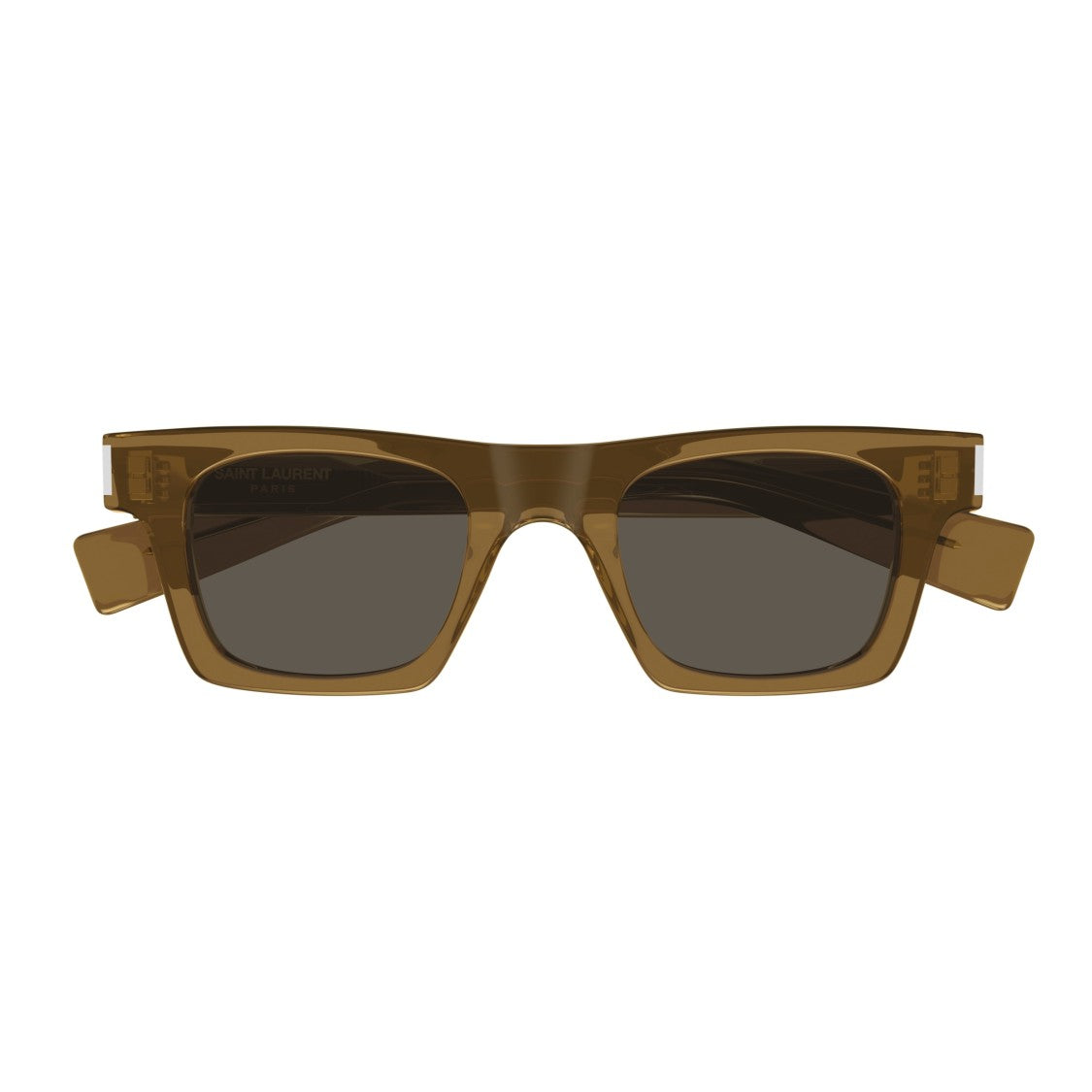 Saint Laurent Sl 719 Translucent Brown Square Sunglasses
