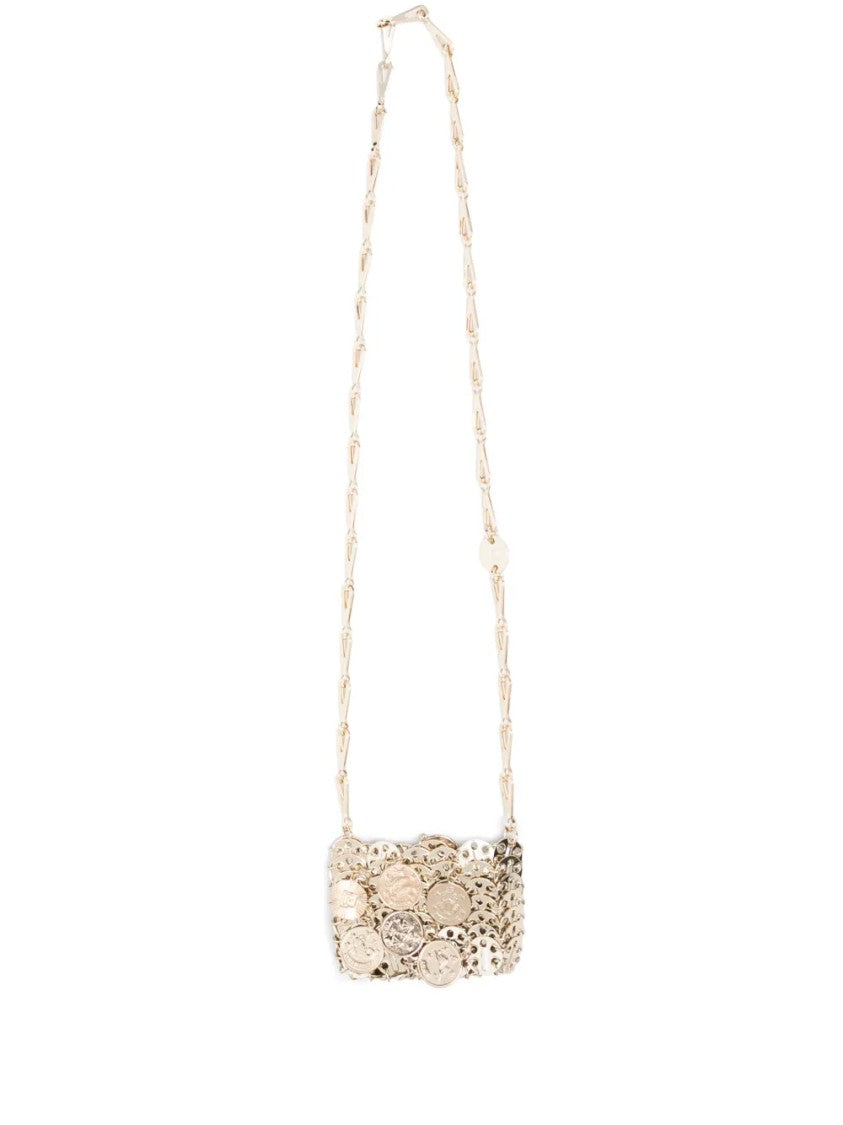 Paco Rabanne Structured Neutral Bag With Versatile Carrying Options