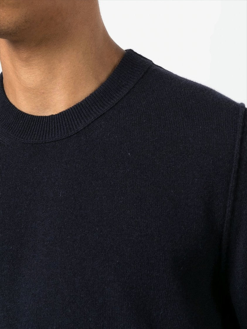 Maison Margiela Cashmere Sweater With Four-Line Stitch Detail