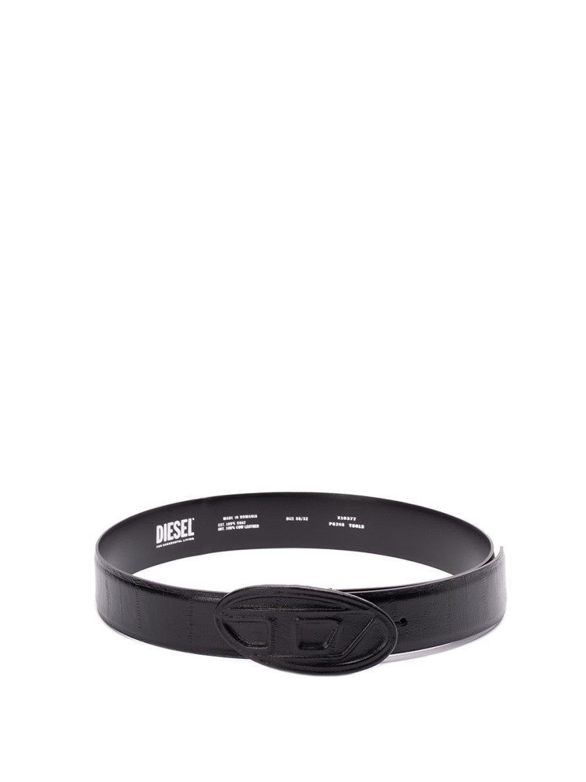 Diesel `Oval D Logo` `B-1Dr Embraced` Belt