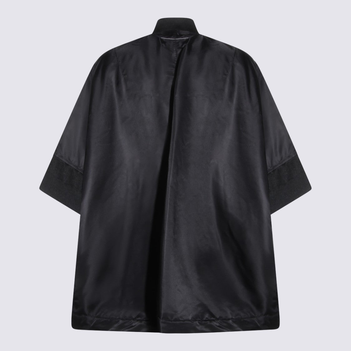 Mm6 By Maison Margiela Tailored Black Jacket With Classic Collar
