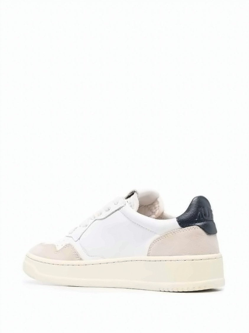 Autry Low-Top Sneakers With Smooth Leather Upper And Suede Overlays