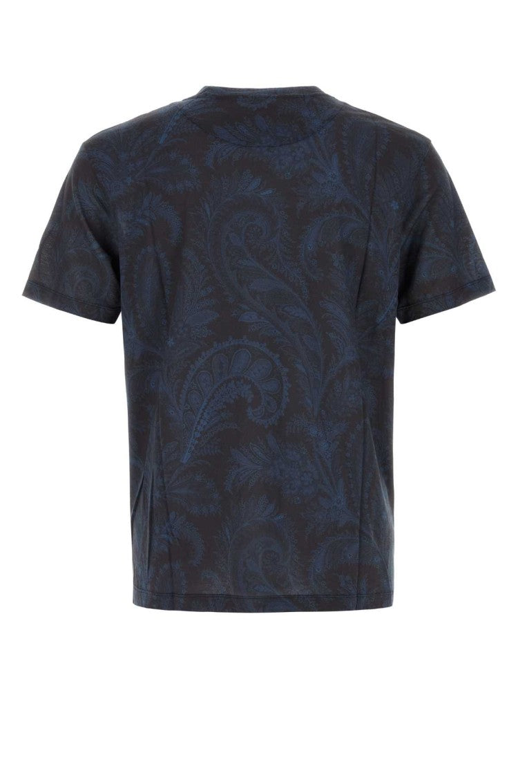 Etro Embroidered Lyocell T-Shirt