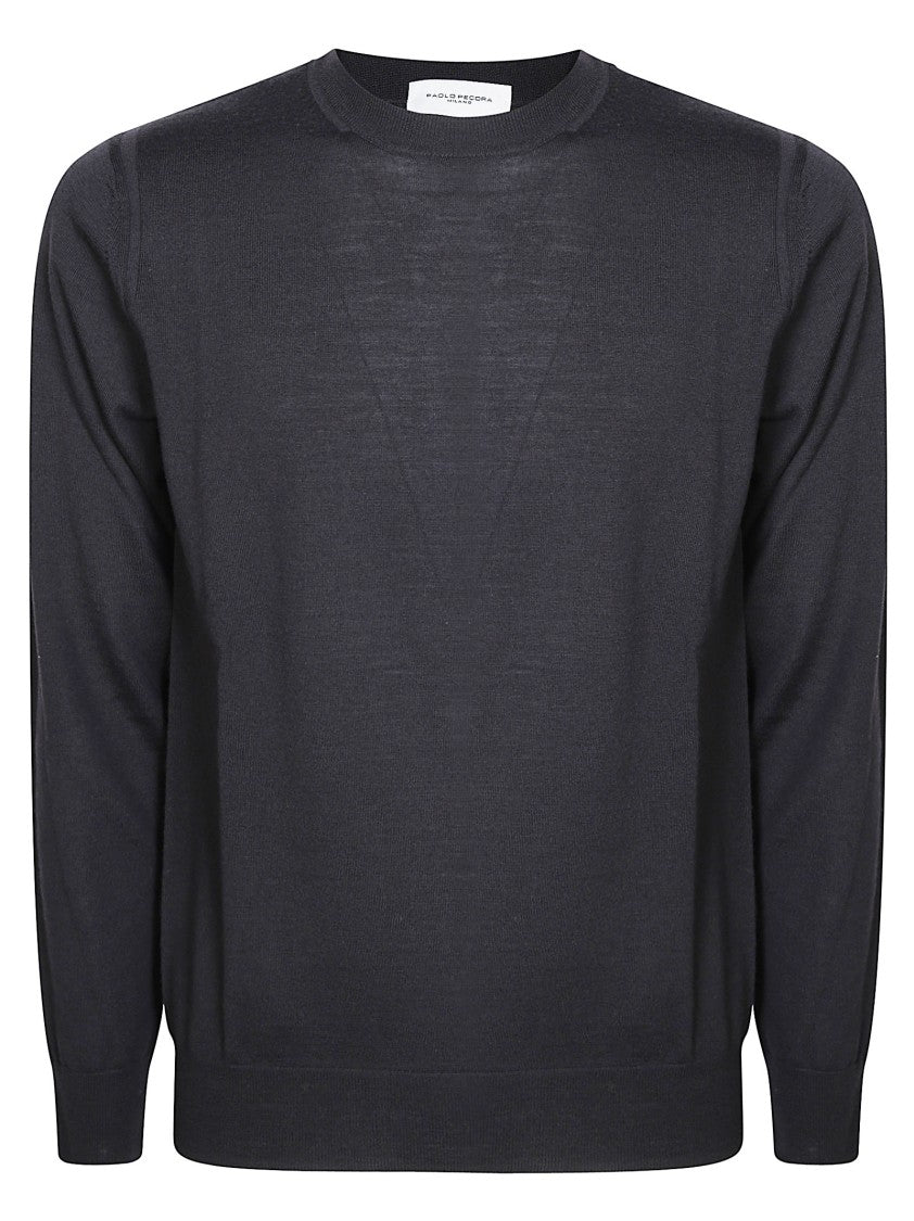 Paolo Pecora Fine-Knit Long-Sleeve Sweater