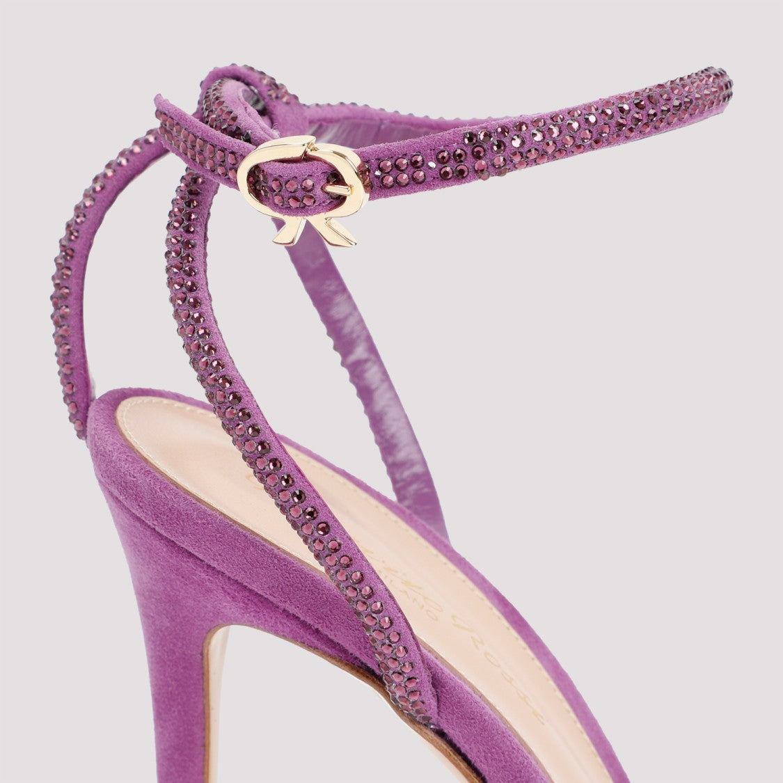Gianvito Rossi Freesia Suede And Plexiglass Sandals