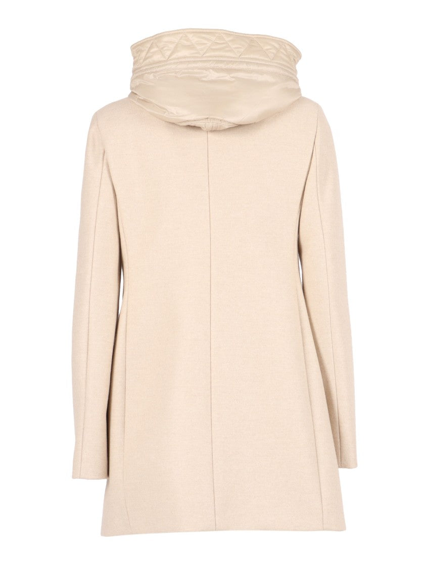 Fay Db Front Nylon Toggle Coat