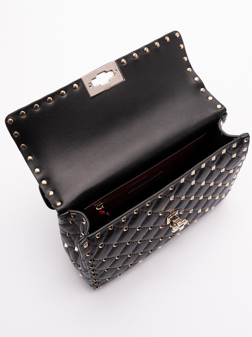 Valentino Garavani `Rockstud Spike` Medium Shoulder Bag