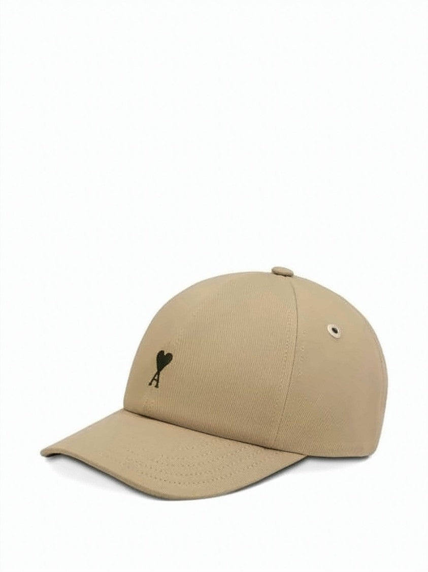 Ami Paris Embroidered Cotton Baseball Cap