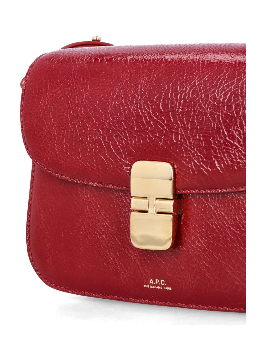 A.P.C. Grace Small Shoulder Bag Red