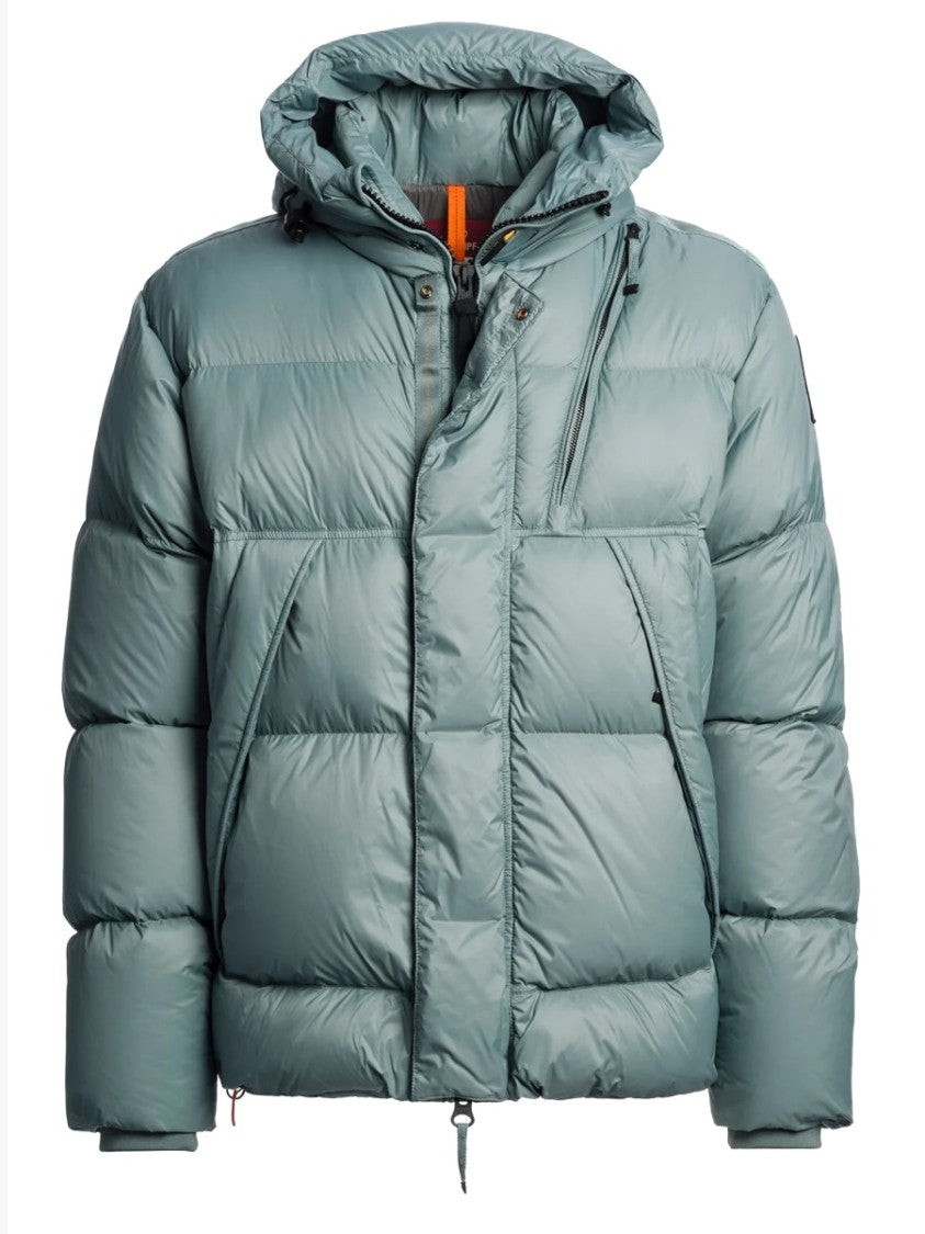 Parajumpers Grey Quilted Down Jacket