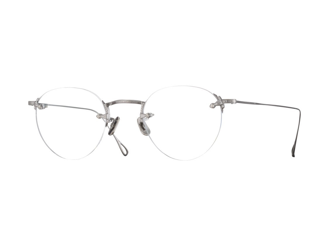 Eyevan Silver 140 Metal Rimless Eyeglasses