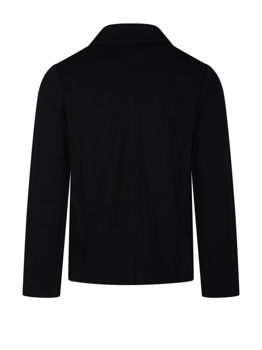 Lardini Notched Lapel Blazer With Two-Button Closure