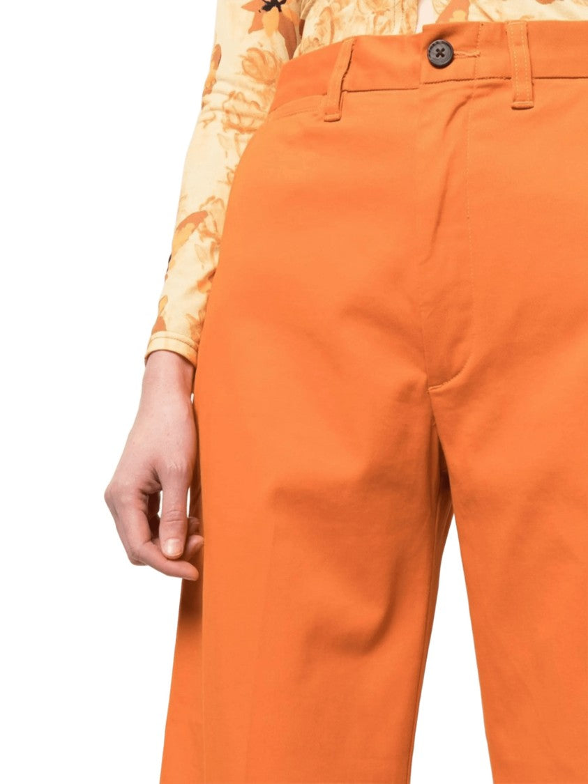 Polo Ralph Lauren Wide Leg Orange Trousers