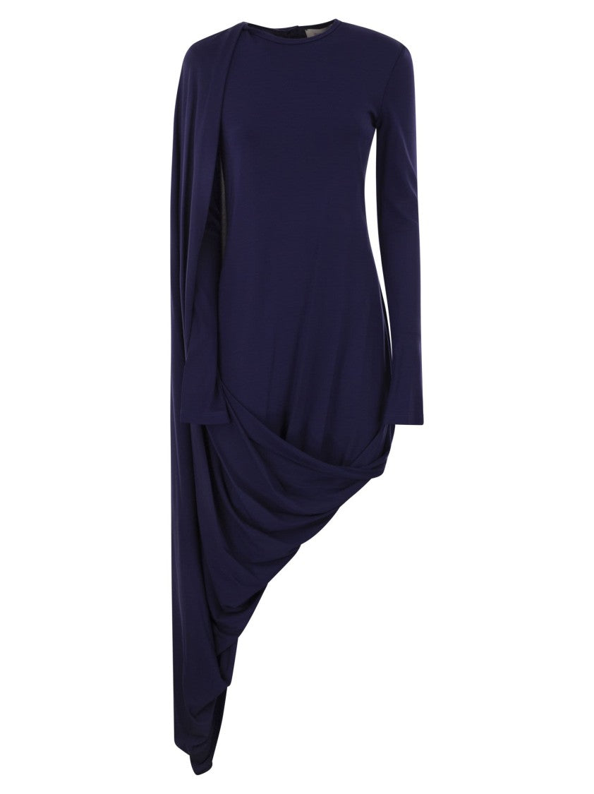 Sportmax Ariete1234 - Asymmetrical Dress With Draping