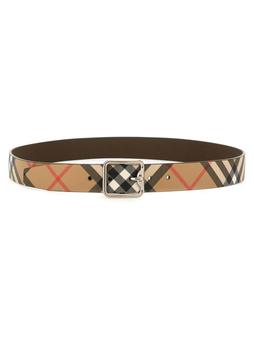 Burberry "Check B" Reversible Belt