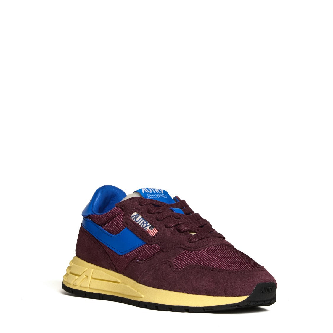 Autry Taupe/Burgundy/Blue Reelwind Low Mesh