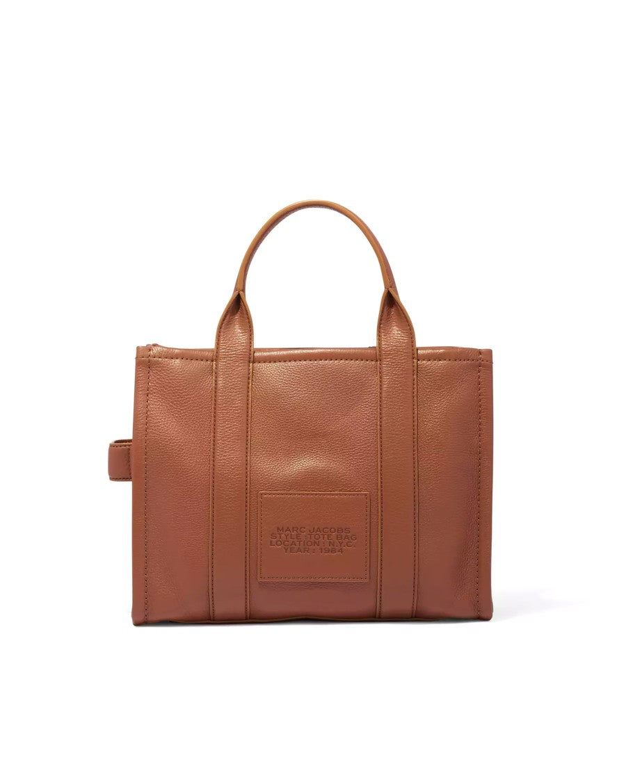 Marc Jacobs Textured Leather Medium Tote Bag With Embossed Detail