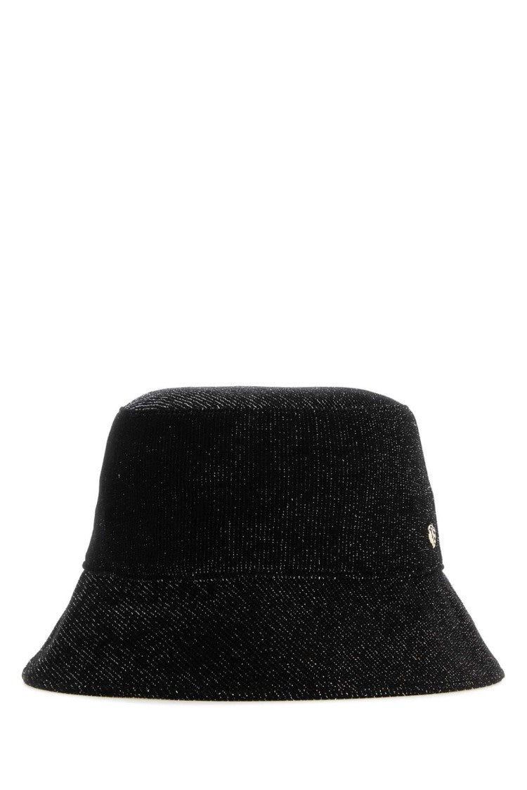 Helen Kaminski Black Velvet Florenze Bucket Hat