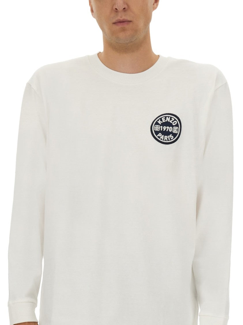 Kenzo Classic Crew Neck Long-Sleeved T-Shirt