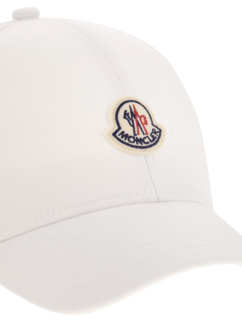 Moncler Cotton Gabardine Baseball Cap