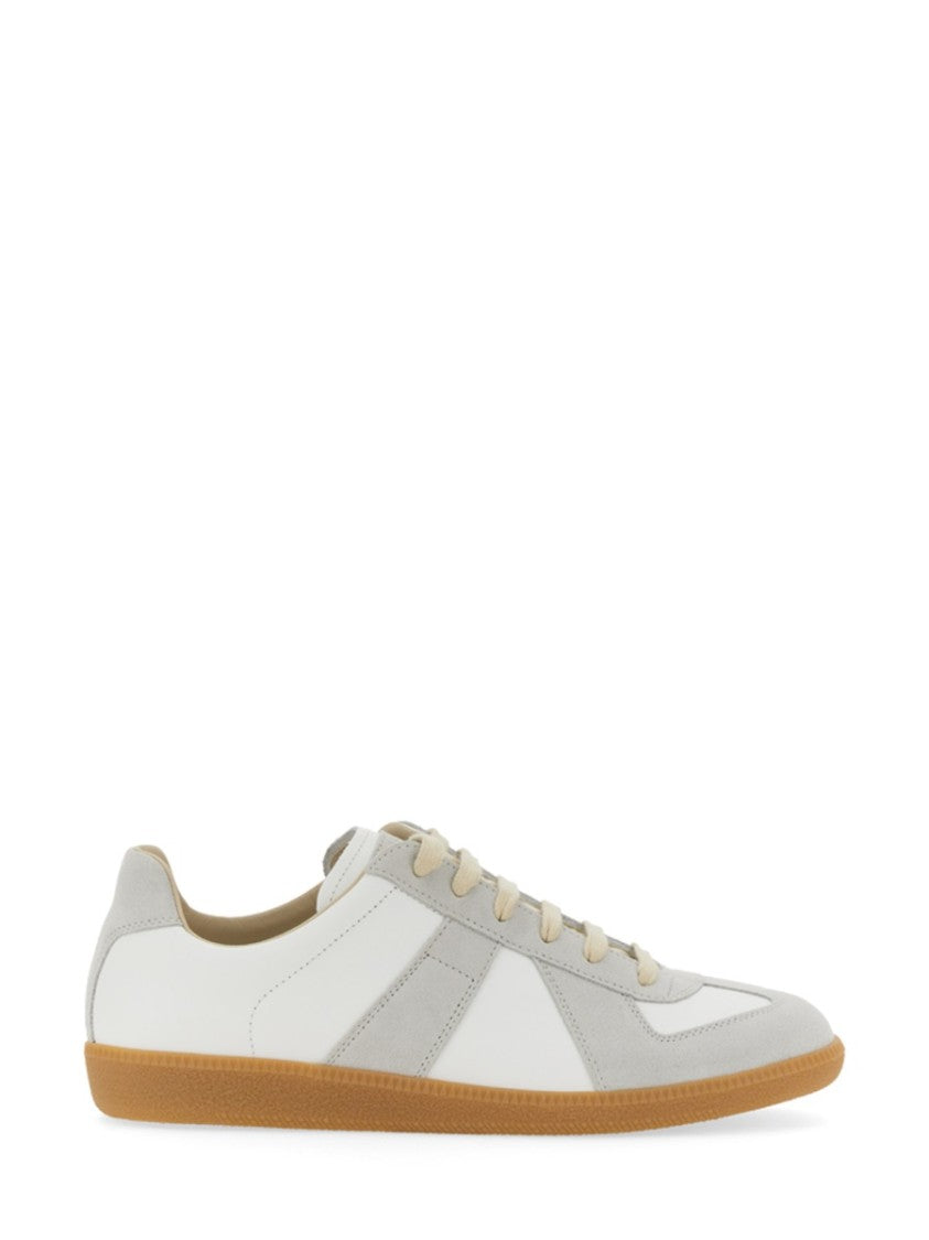 Maison Margiela Replica Leather Suede Overlays Sneakers
