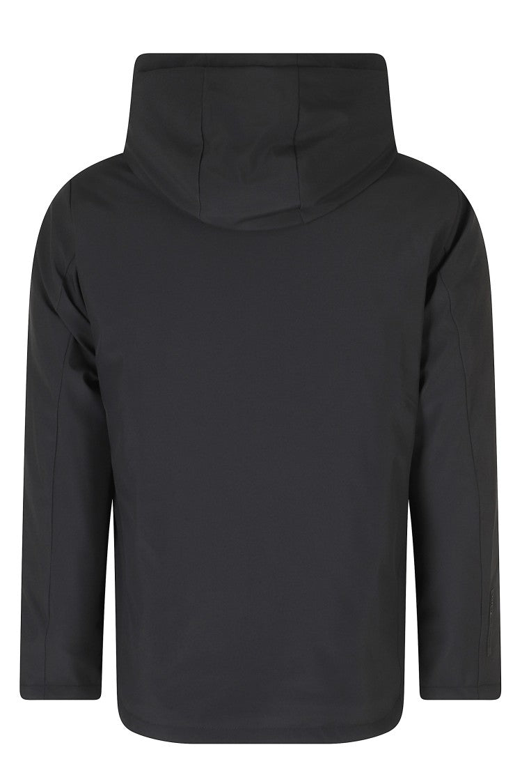 People Of Shibuya Short Soft Shell Jacket With Hood And Zip Closure