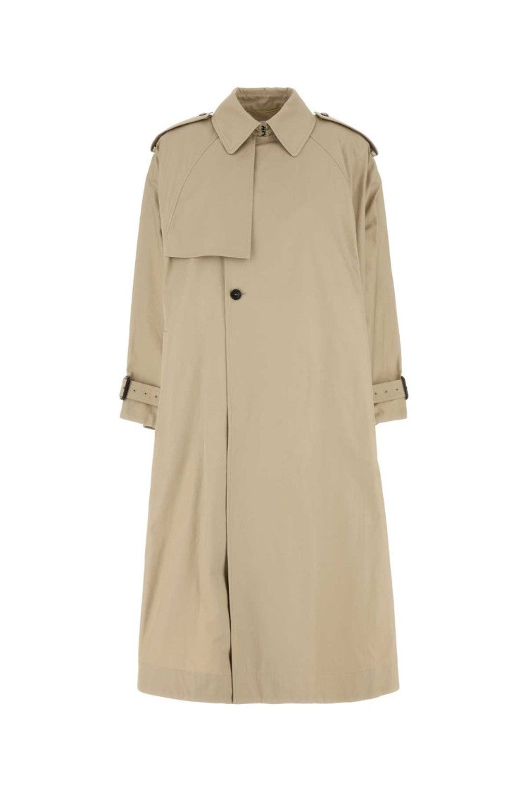 Saint Laurent Beige Cotton Trench Coat