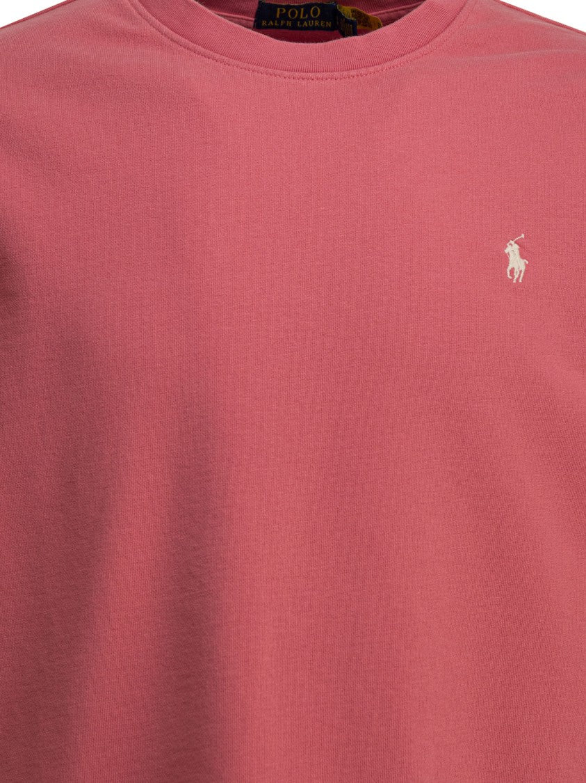Polo Ralph Lauren Relaxed Fit Cotton Sweatshirt With Ribbed Details