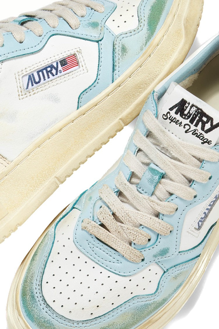 Autry Women’S Super Vintage Leather Sneakers
