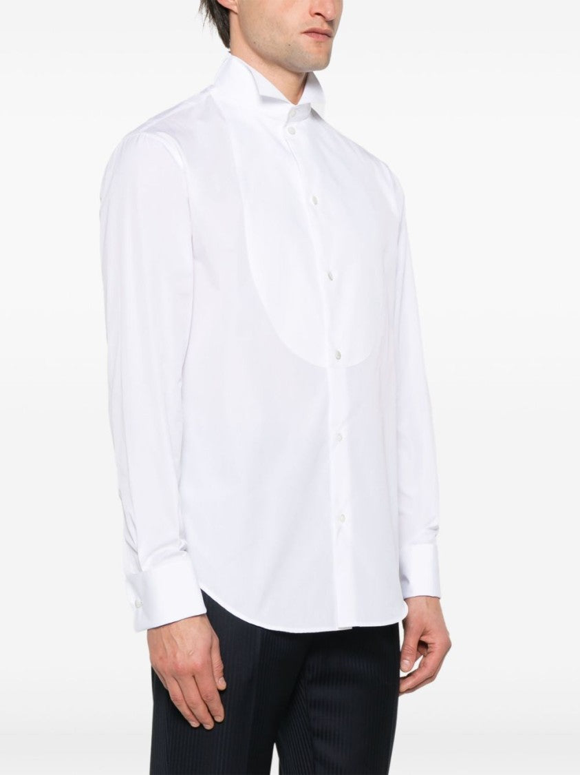 Emporio Armani Wing Collar Plastron Tuxedo Shirt