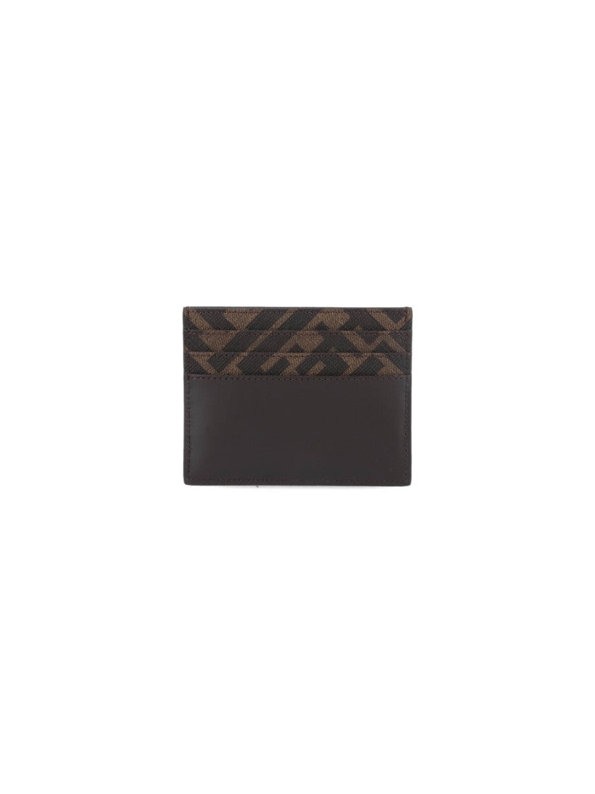 Fendi "Squared Ff" Card Holder – Black