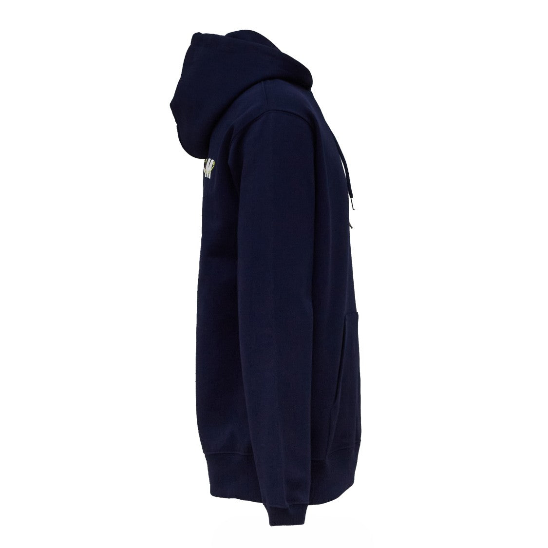 Drôle De Monsieur Vine Motif Embroidered Hoodie With Adjustable Fit