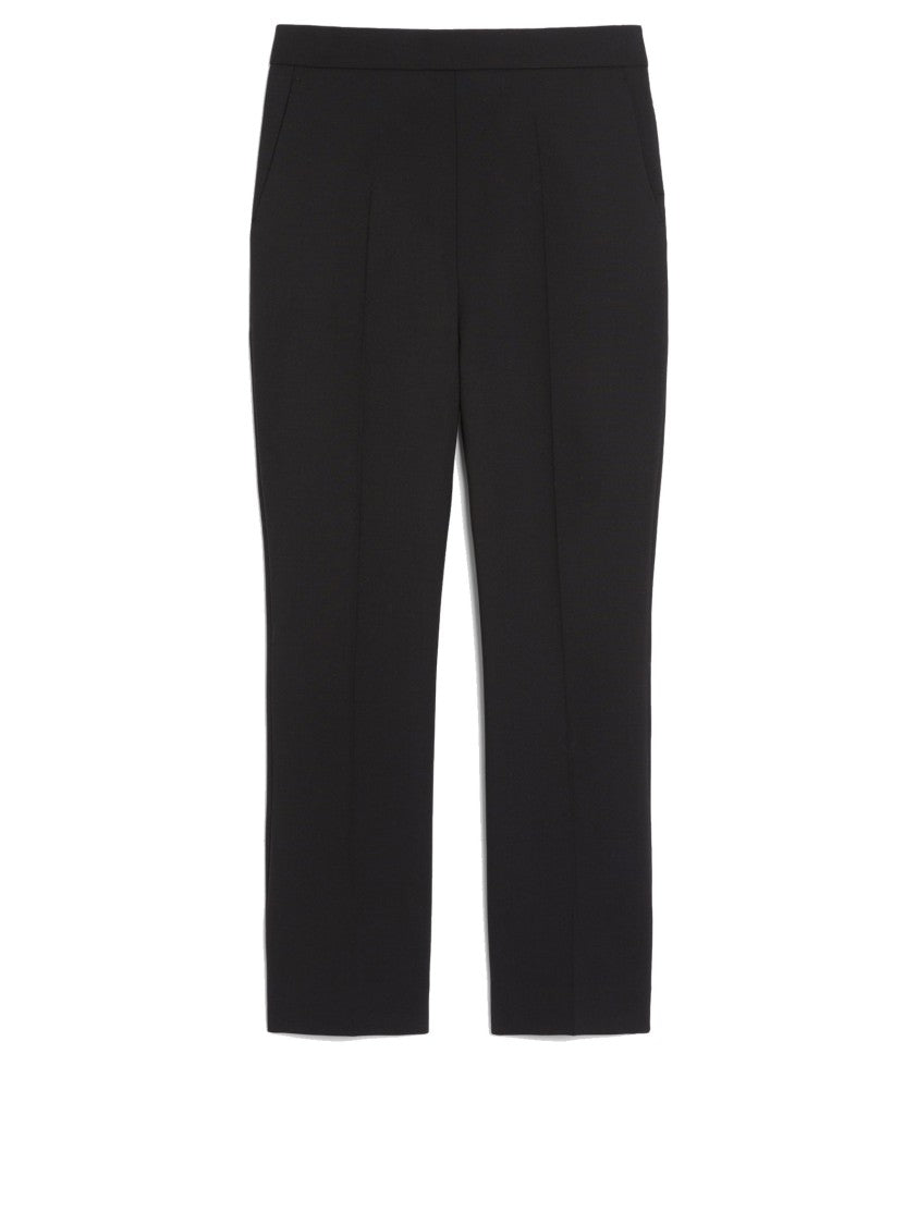 Max Mara Pure Wool Crêpe Slim Fit Trousers