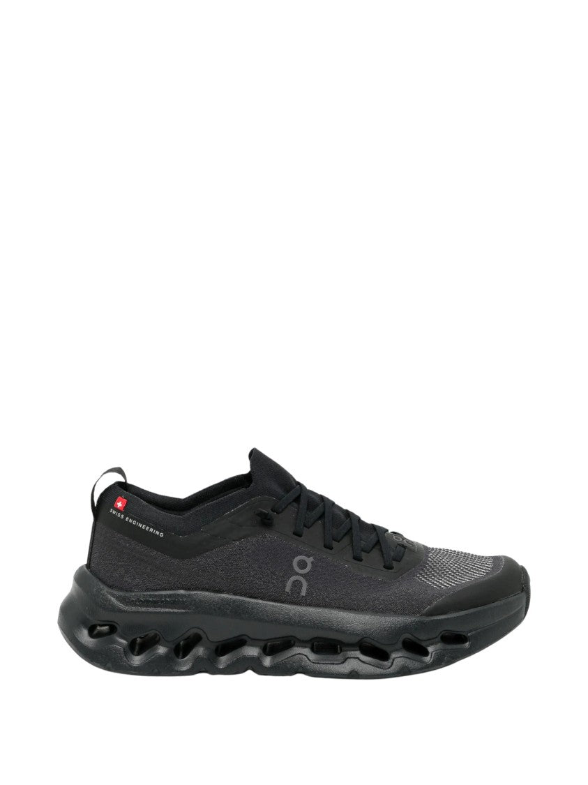 On Cloudtilt Mo Black Knit Speed Lacing Sneakers