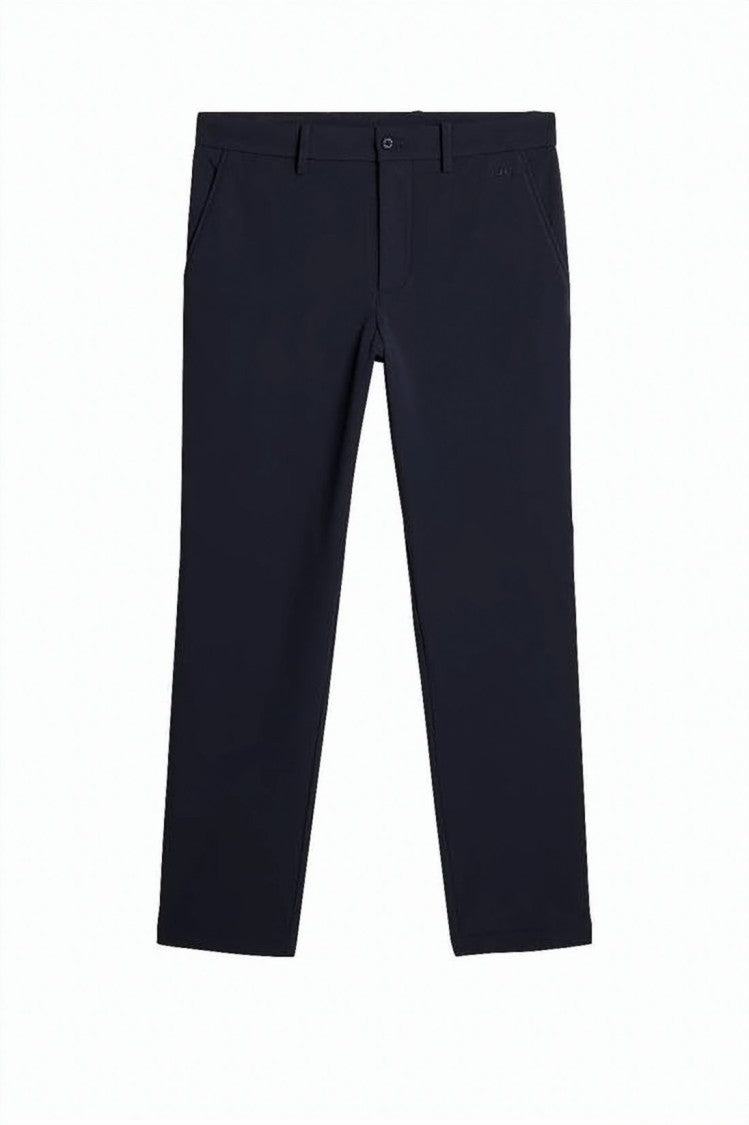J Lindeberg Straight Cut Blue Pants With Minimalist Design