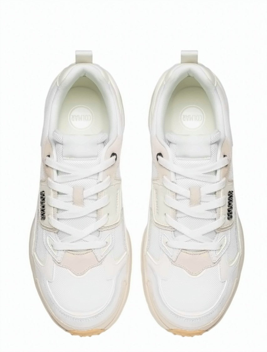 Colmar White Refuge Suede Panel Sneakers