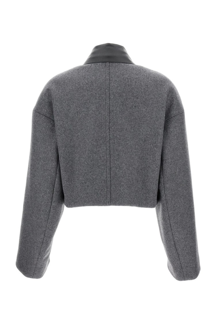 Sportmax Cropped Wool Jacket Vacuo