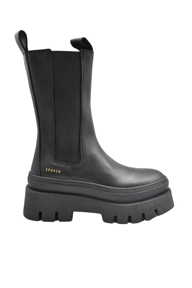 Copenhagen Studios Sole Laced Boots With Elevated Platform Design