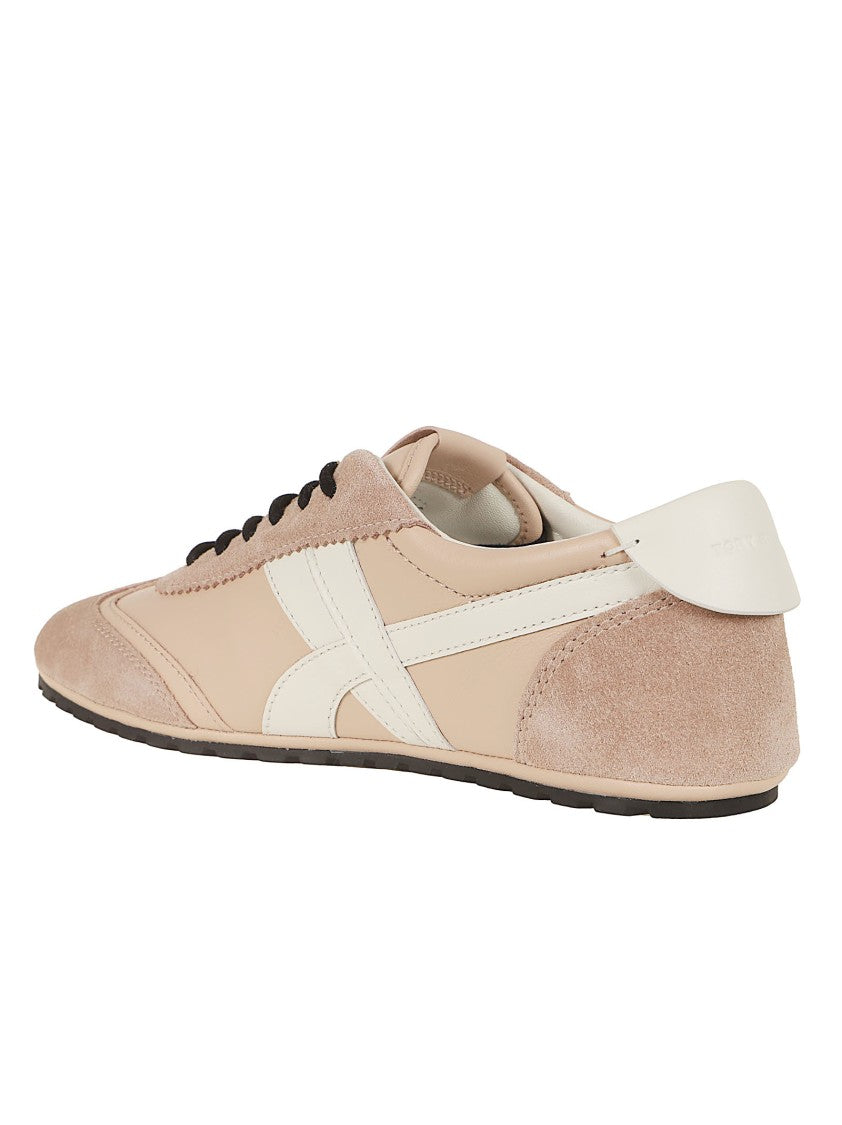 Tory Burch Hybrid Design Sneaker With Retro Elements And Low Profile
