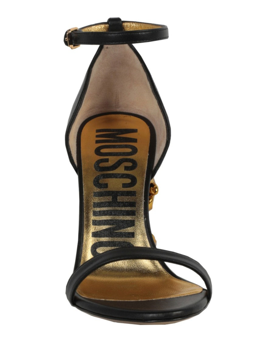 Moschino Sculpted Baroque Heel Sandals