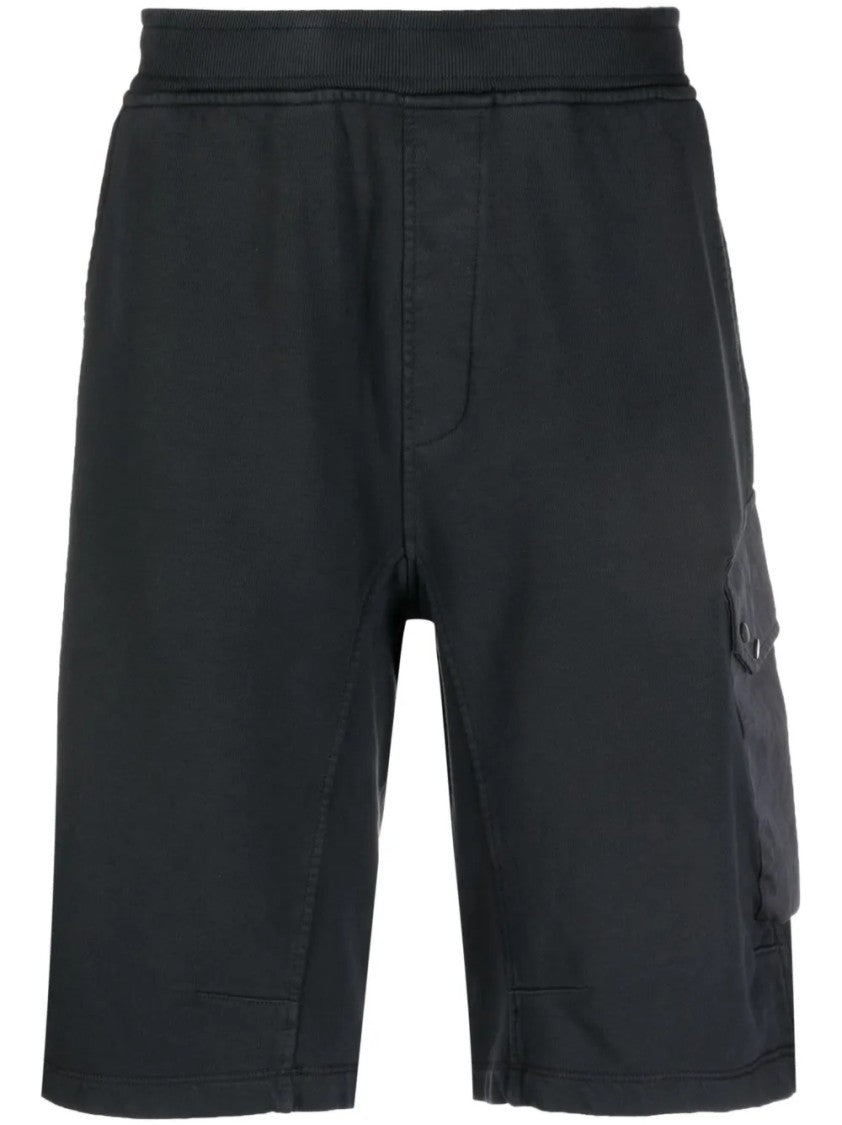 Ten C Minimalistic Bermuda Shorts With Side Cargo Pocket