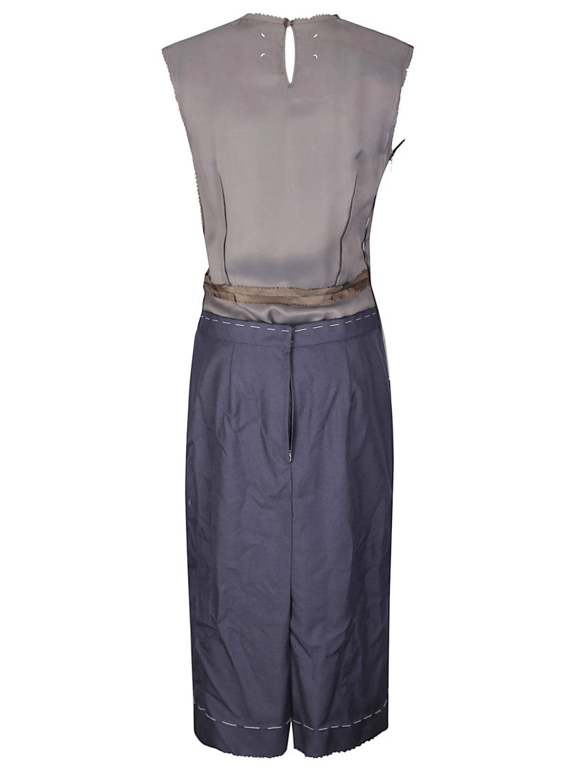 Maison Margiela Blue Chocolate Midi Dress