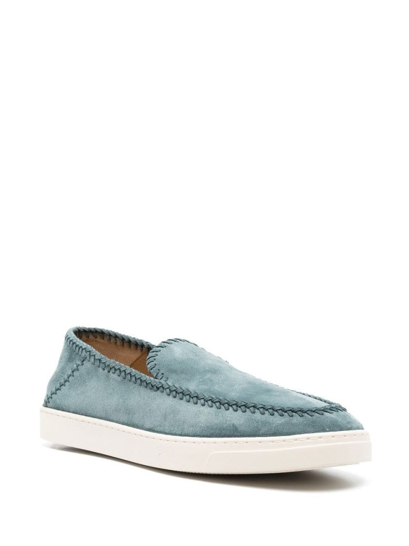 Giorgio Armani Closed Blue Trainers