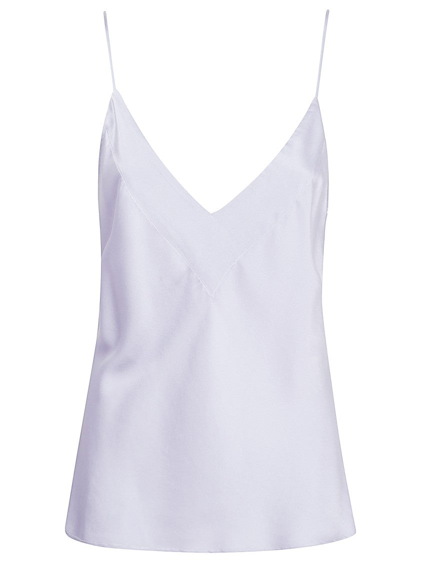 Forte Forte Silk Camisole Top With V-Neckline