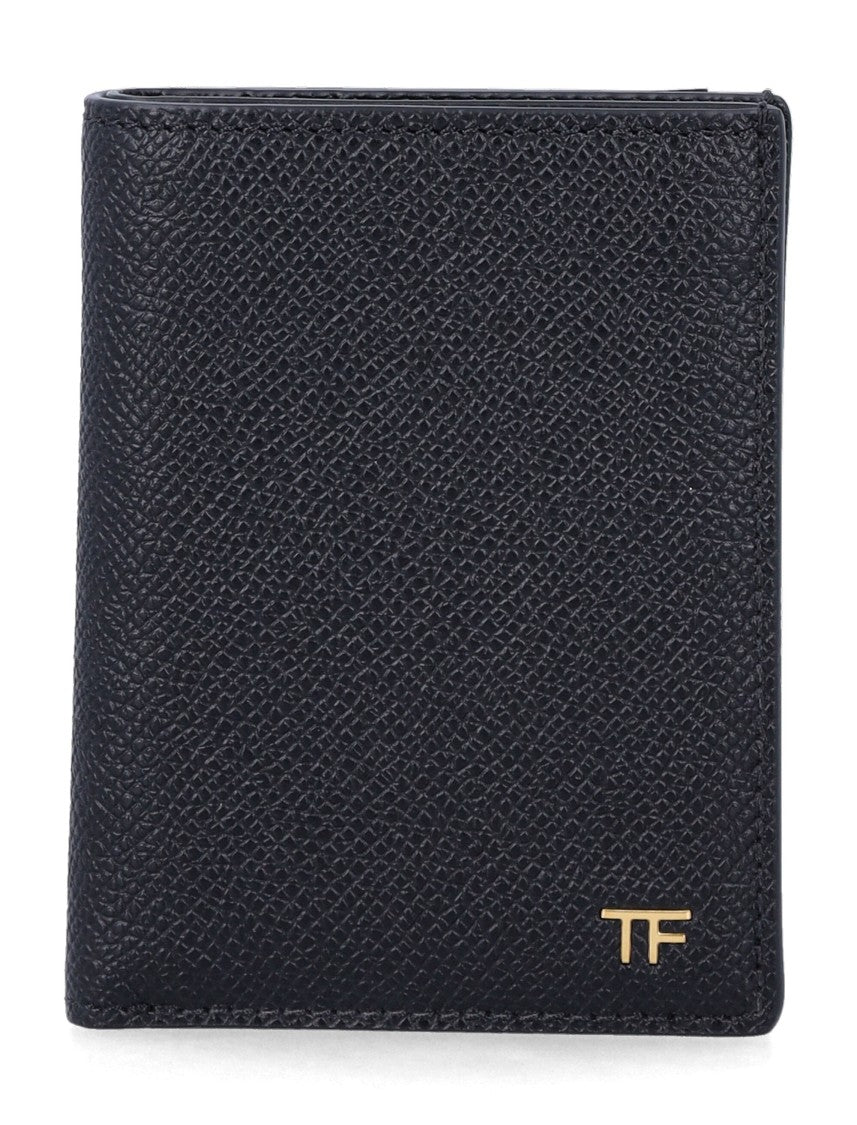 Tom Ford Grain Leather Folding Cardholder
