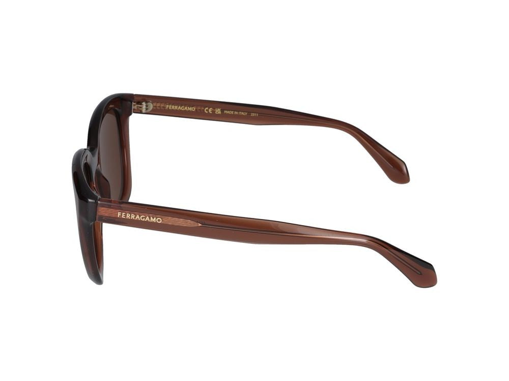Salvatore Ferragamo Sunglasses Salvatore Ferragamo Sf2000s 232 Transparent Brown 52/21/145