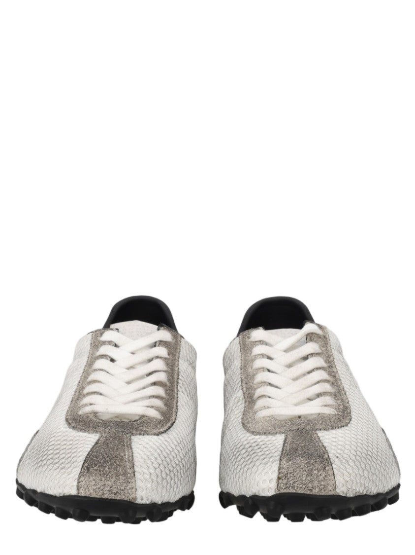 Maison Margiela White Sprinters Low Top Polyester Sneakers