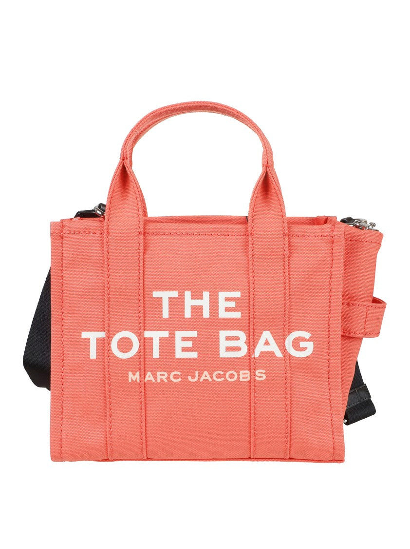 Marc Jacobs Structured Tote Bag With Detachable Shoulder Strap And Bold Lettering