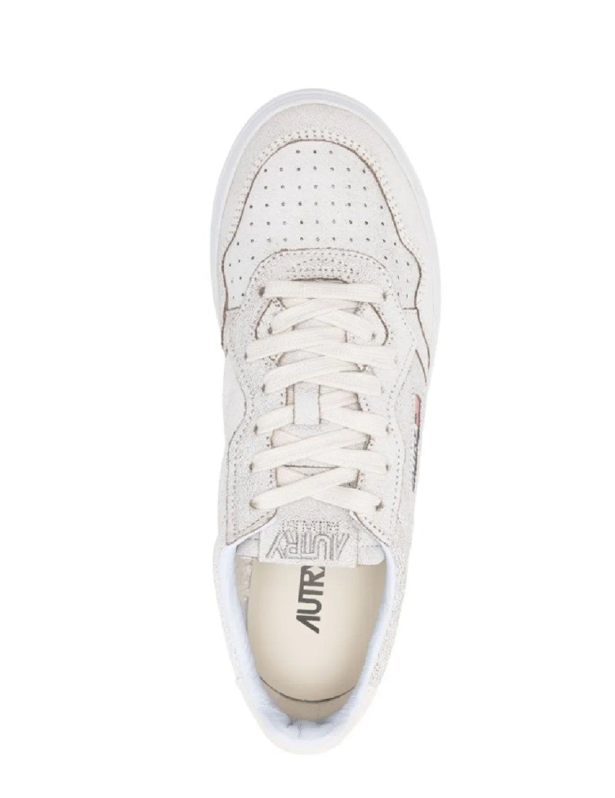 Autry Low-Top Sneakers With Smooth And Suede Leather Combination