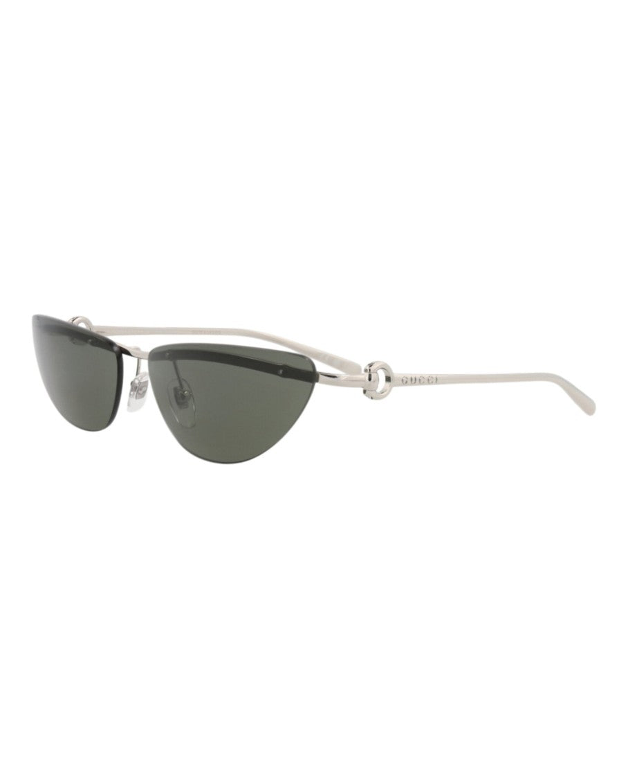 Gucci Cat Eye-Frame Metal Sunglasses